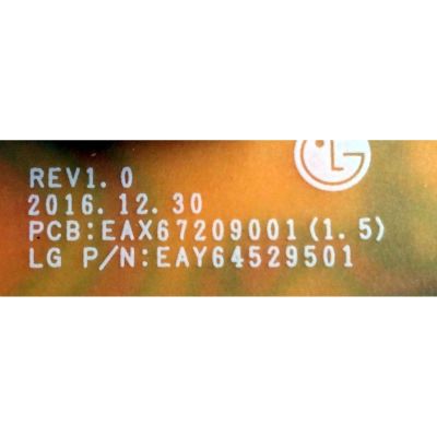 FUENTE DE PODER PARA TV LG ORIGINAL / NUMERO DE PARTE EAY64529501 / EAX67209001 / 64529501 / LGP43DJ-17U1 / MODELOS 43UK6090PUA / 43UK6300PUE / 43UJ6300-UA / 43UM6910PUA / 43UM6950DUB / 43UN6950ZUA / 43UN7000PUB - Imagen 3